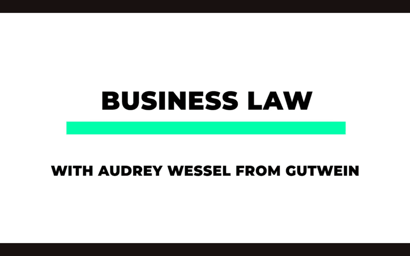 Business Law with Audrey Wessel from Gutwein