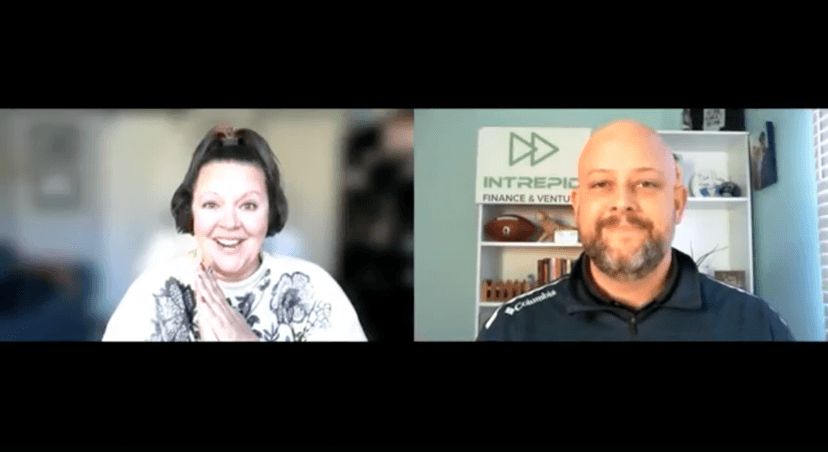 Screen Shot of video interview with Rebecca Borman, founder and CEO of RB Consulting, and Casey Bolsega.