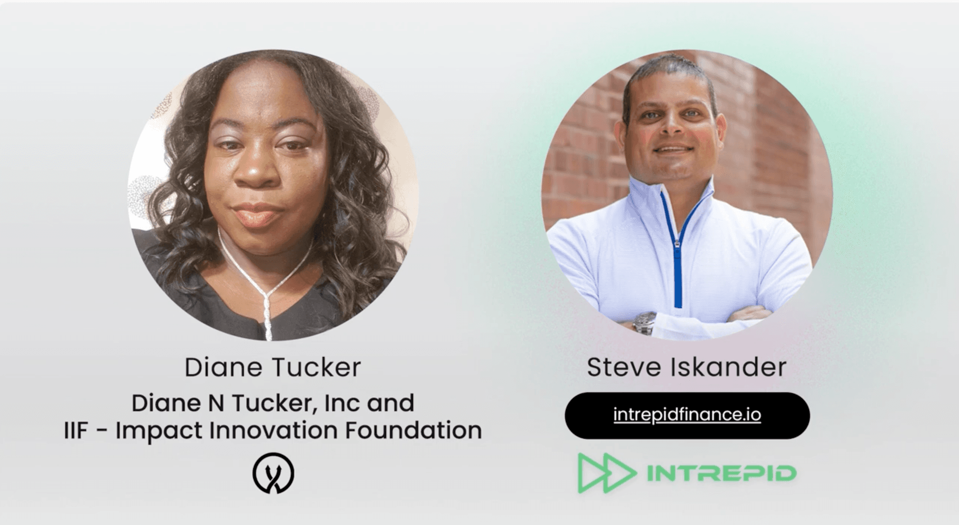 Diane Tucker and Steve Iskander