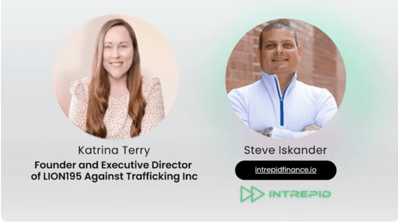 Katrine Terry CEO of Champions Defender and Steve Iskander, CEO of Intrepid